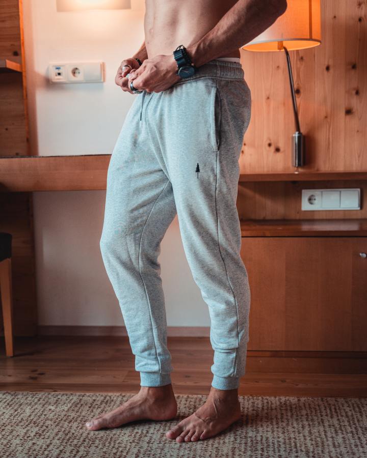 NIKIN TreePants Jogging Jogginghose Grey Mel Bio