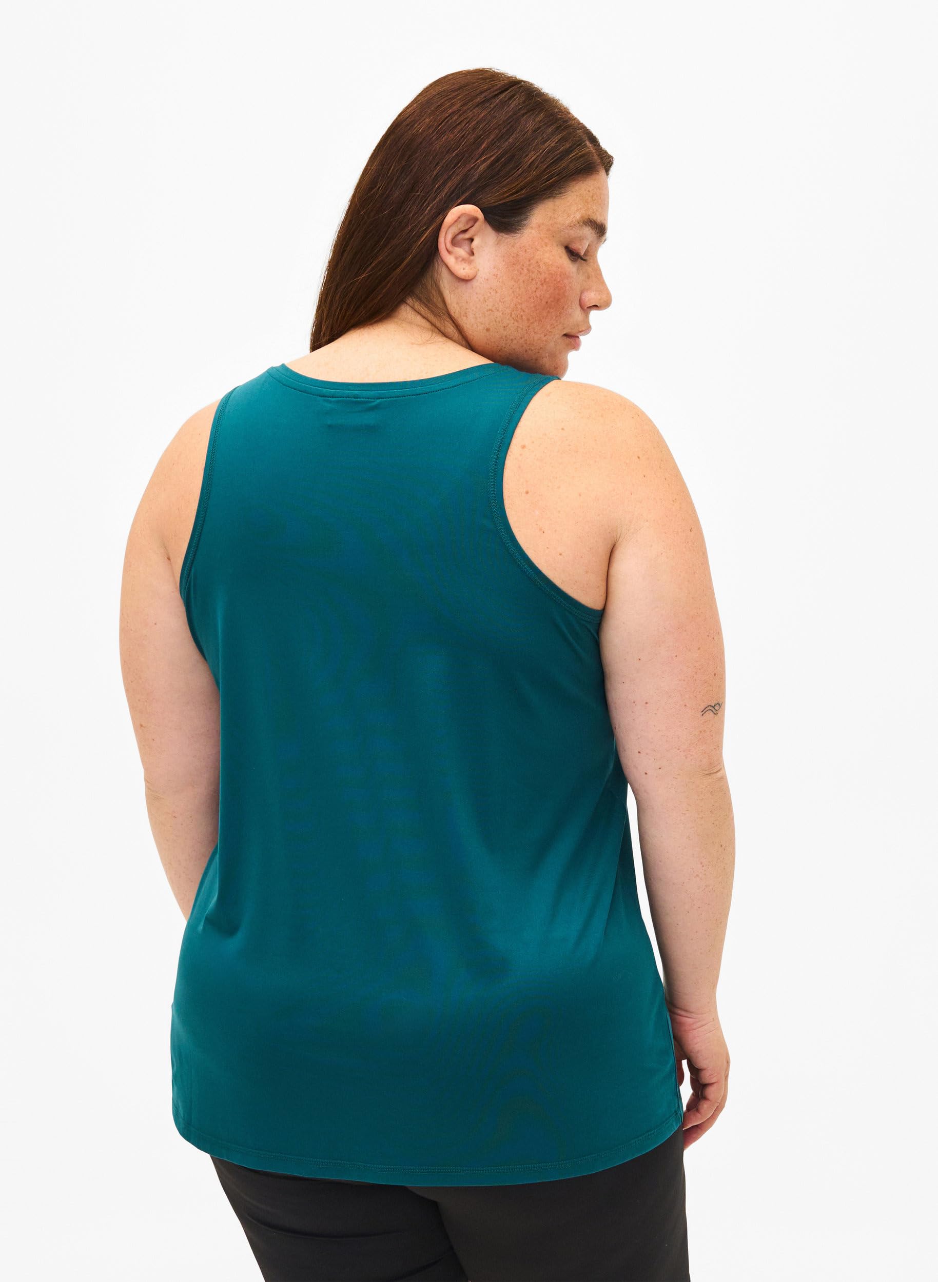 Zizzi Active Trainingsoberteil Damen Rundhals Stretch