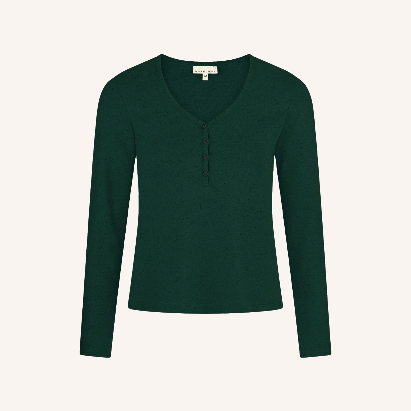 Nordlicht Hedda Rippshirt Longsleeve Gepunktet Bio