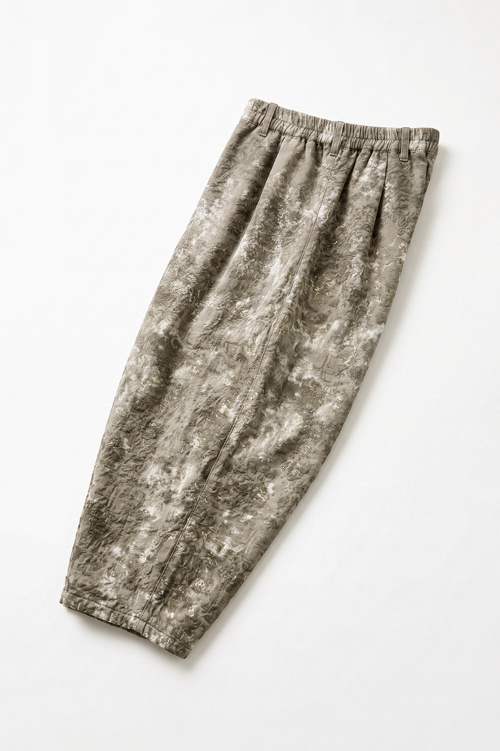 Sanctamuerte Pantaloni Linea Morbida Hose Jacquard Blumen