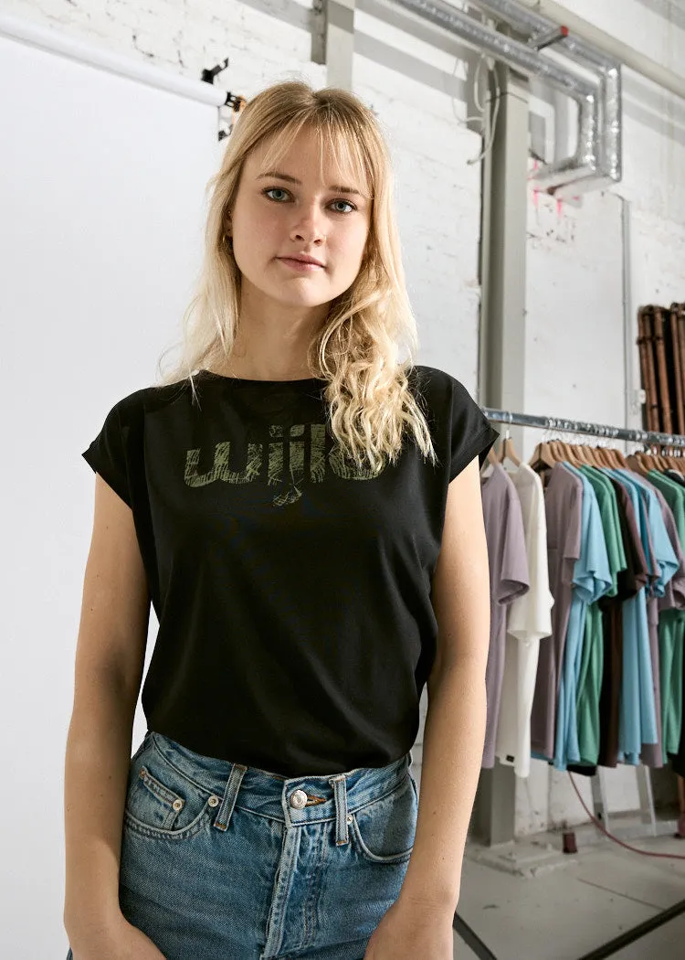 Wijld WoodShirt Elena Wijld Font Damen T-Shirt Lyocell