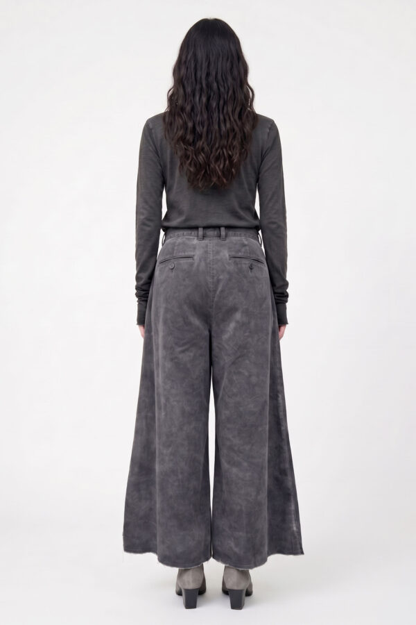 Sanctamuerte Pantaloni Hose Samt Elastikbund