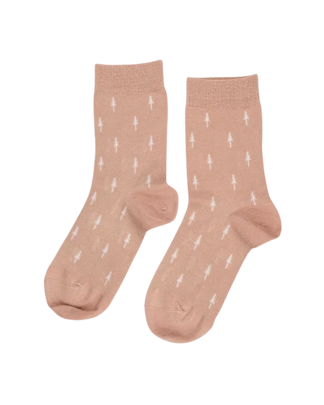 NIKIN TreeSocks Standard Allover Socken Rose Bambus 36-40