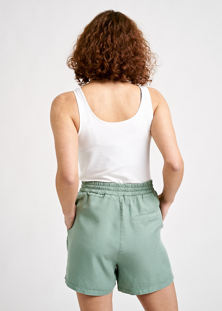 Wijld Twill Shorts Damen Green Bay 100% Lyocell