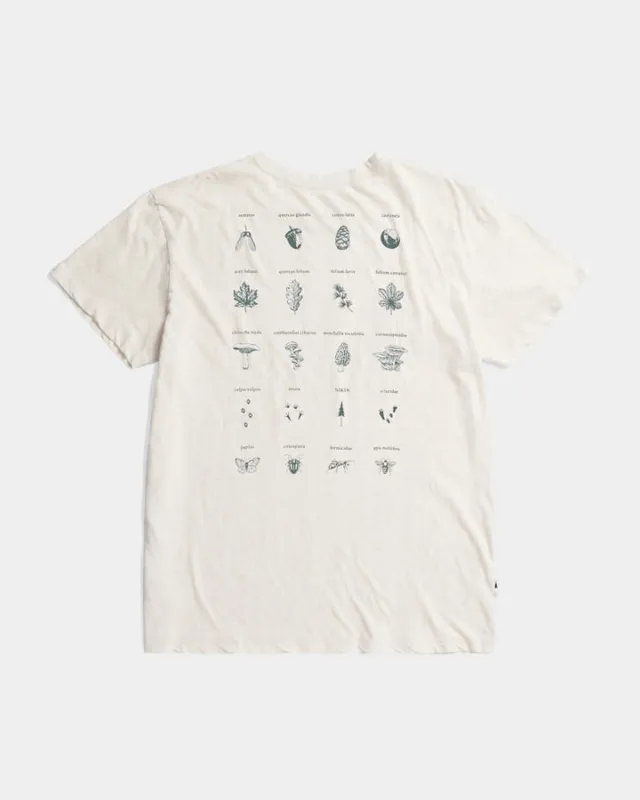 NIKIN TreeShirt Forest Ecosystem T-Shirt Pumice Bio
