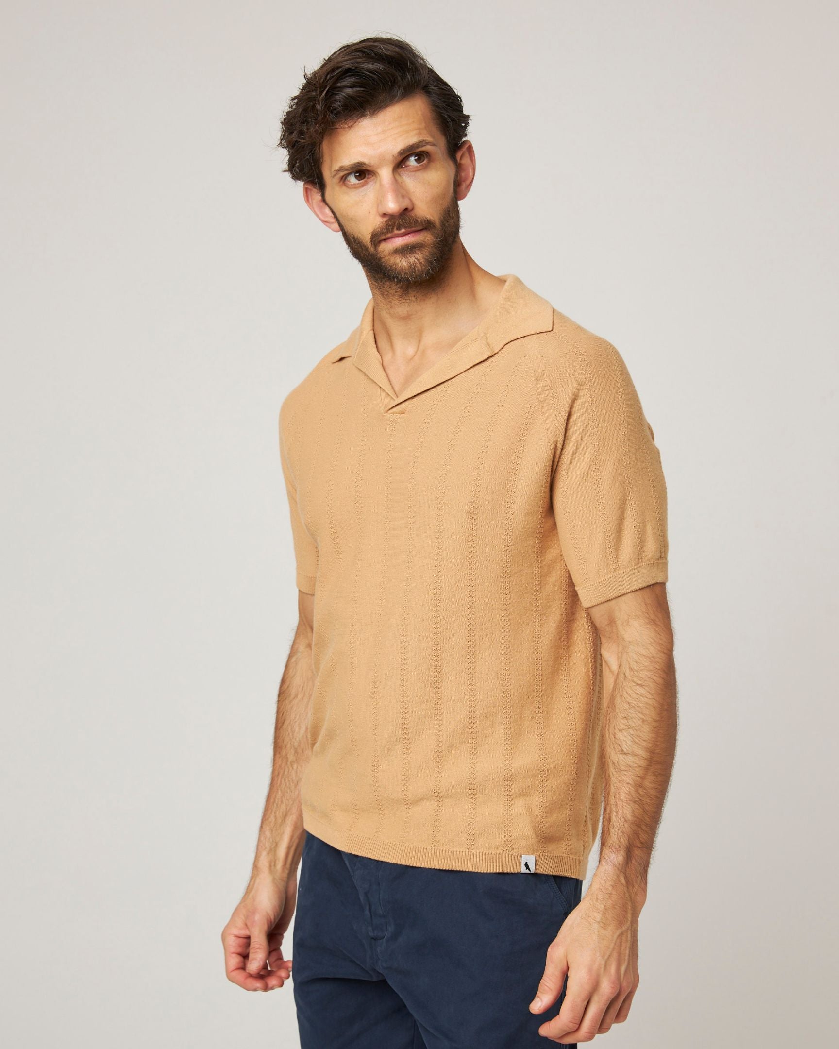 Peregrine Alma Polo Shirt Weiß Baumwolle