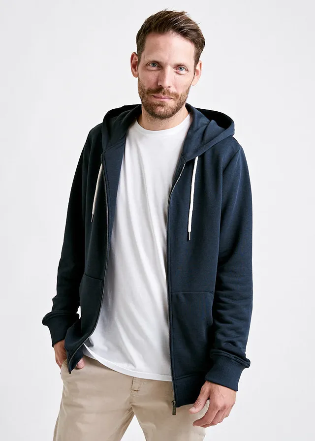 Wijld Carbon Herren Sweatjacke Holz Kapuze