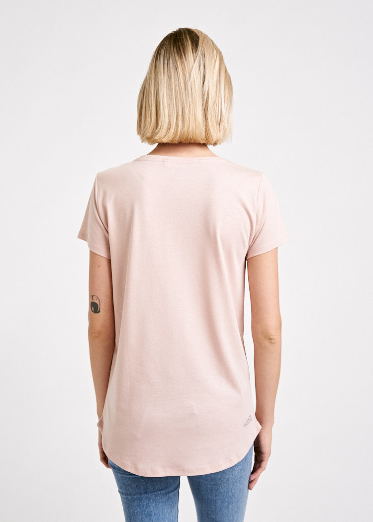Wijld V-Ausschnitt WoodShirt Floral Damen T-Shirt