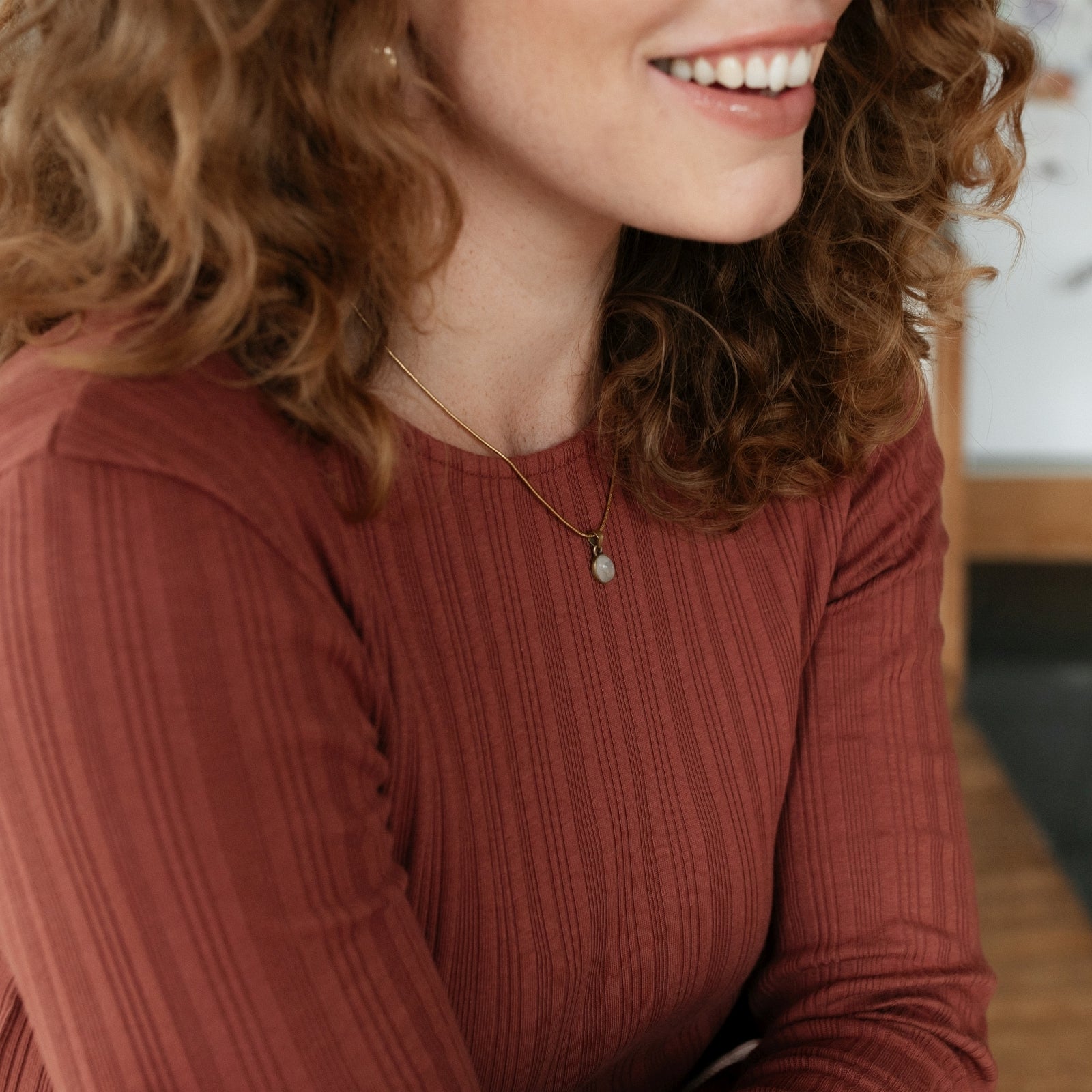 Nordlicht Maja Langarmshirt Altrosa Bio-Baumwolle Körpernah