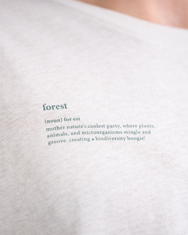 NIKIN TreeShirt Forest Ecosystem T-Shirt Pumice Bio