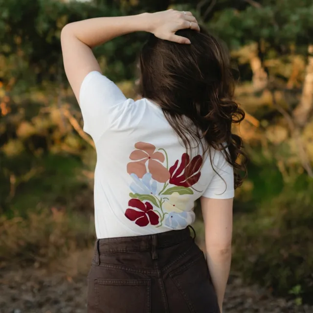 NORDLICHT T-Shirts Alva Print Cherry T-Shirt Bio