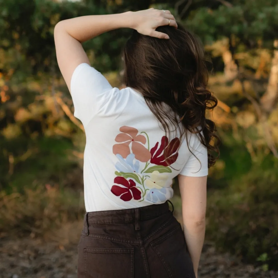 NORDLICHT T-Shirts Alva Print Cherry T-Shirt Bio