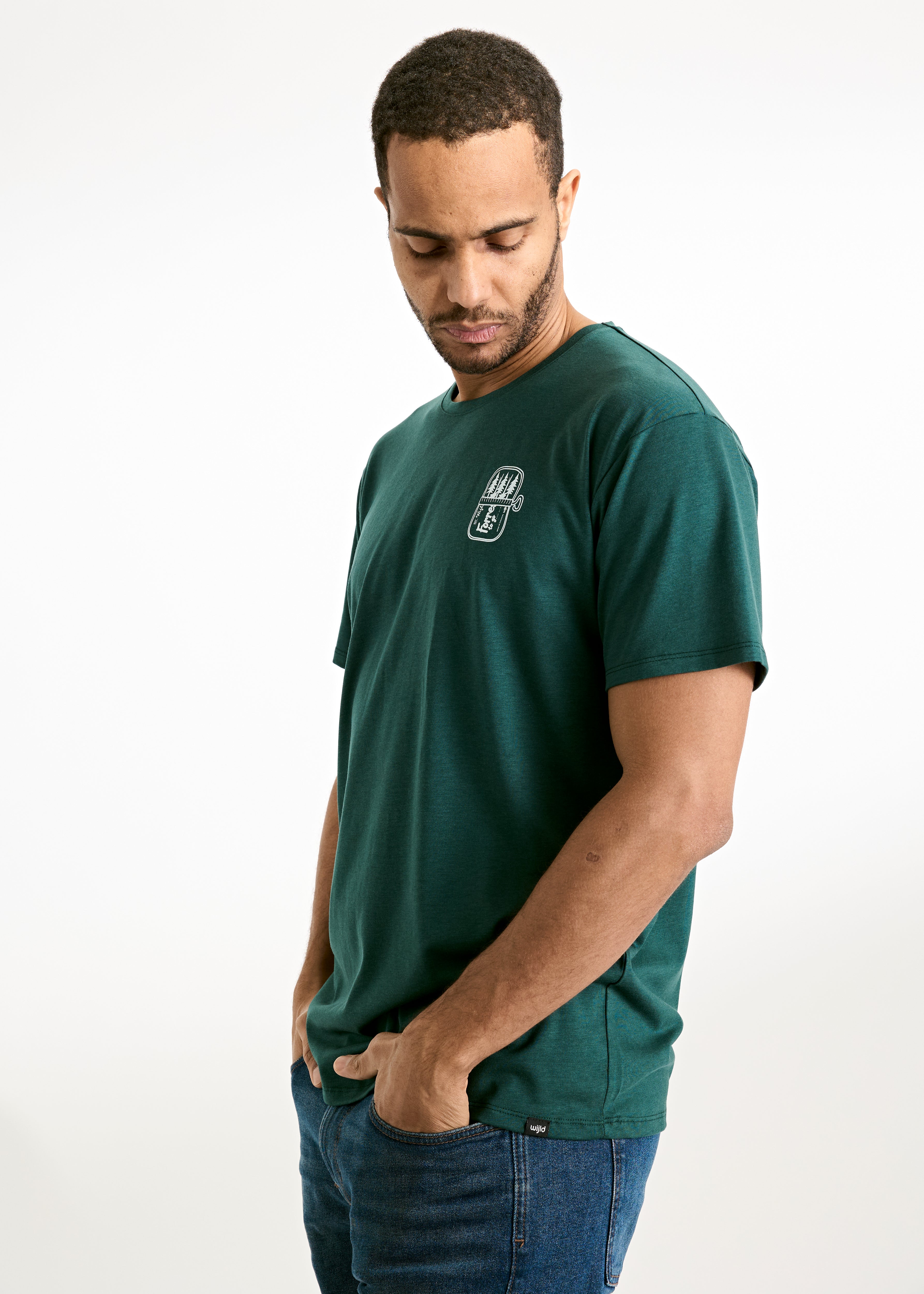 Wijld Timo Tin Full Of Trees Woodshirt Herren Lyocell