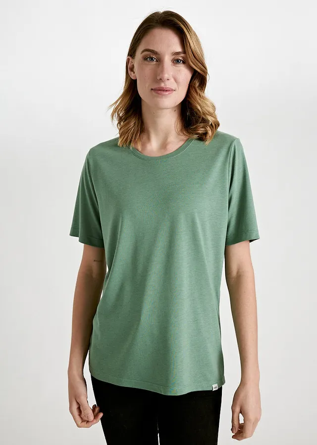 Wijld Tilda Comfrey Green Damen T-Shirt Lyocell Locker