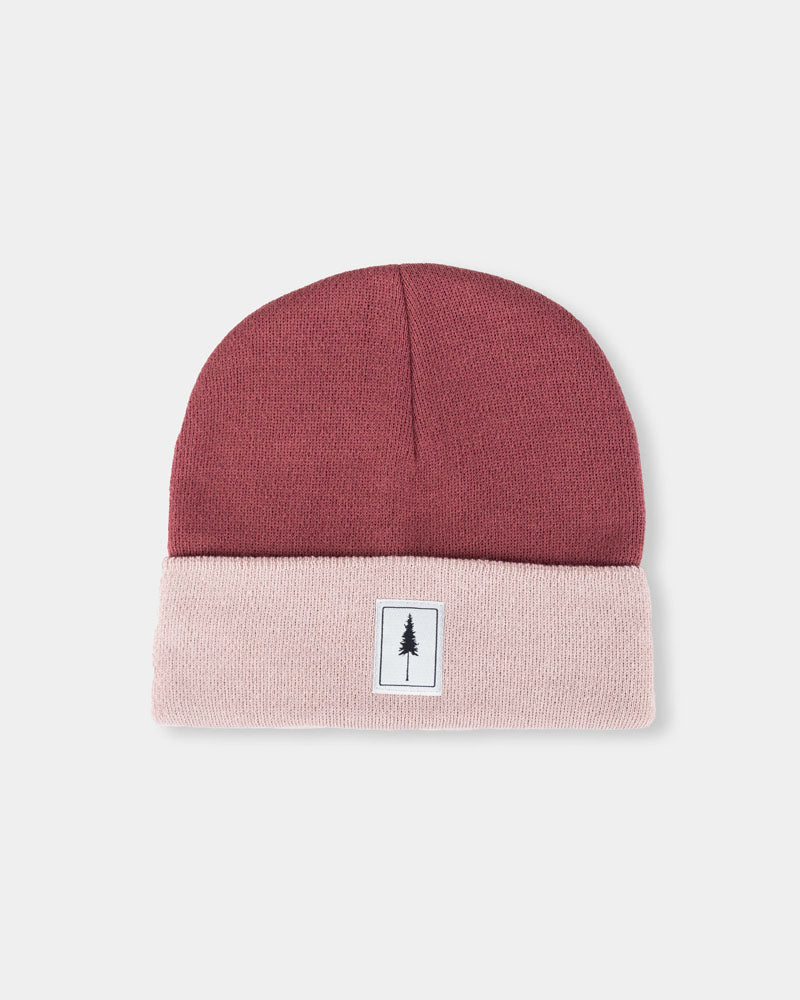 NIKIN Treeanie Classic Colorblock Mütze Blush-Clay One Size