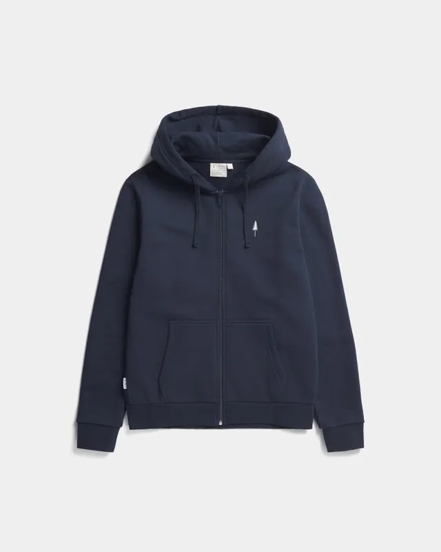 NIKIN TreeHoodie Jacket Kapuzenjacke Dark Navy Bio