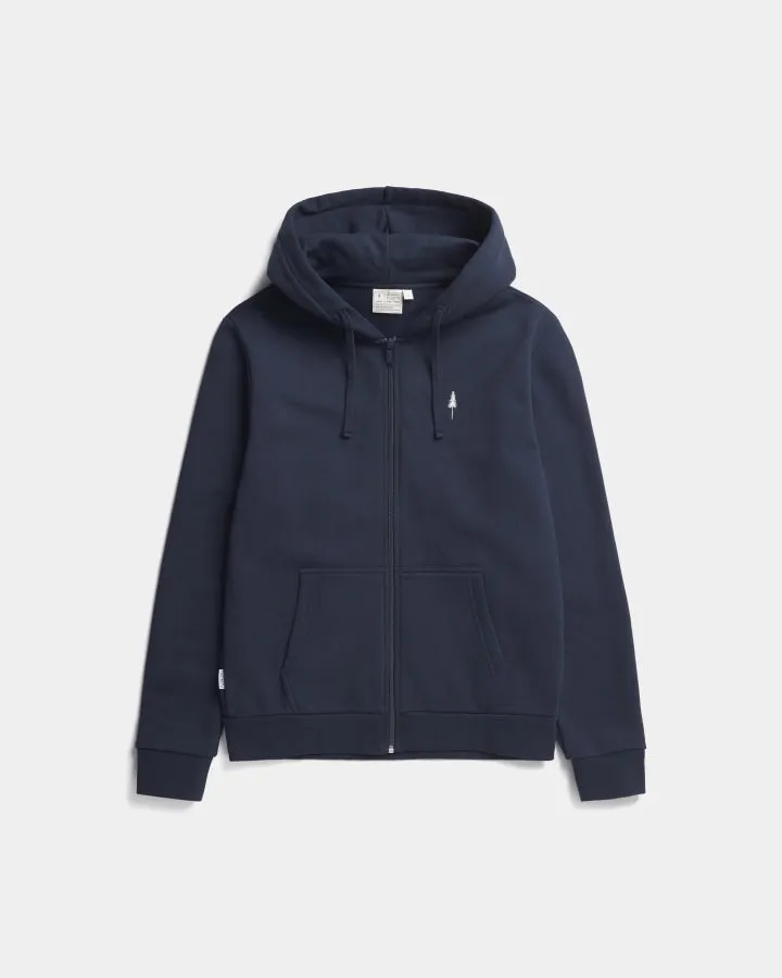 NIKIN TreeHoodie Jacket Kapuzenjacke Dark Navy Bio