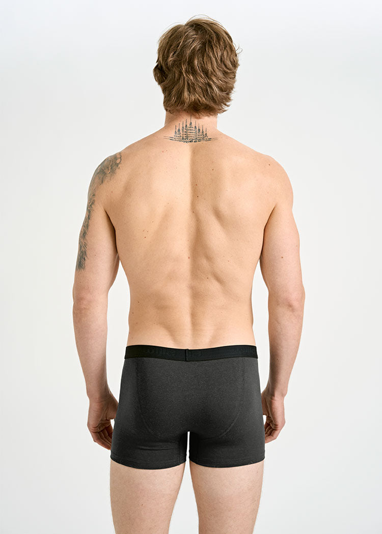 Wijld Manny Boxershorts Herren Anthrazit Holz