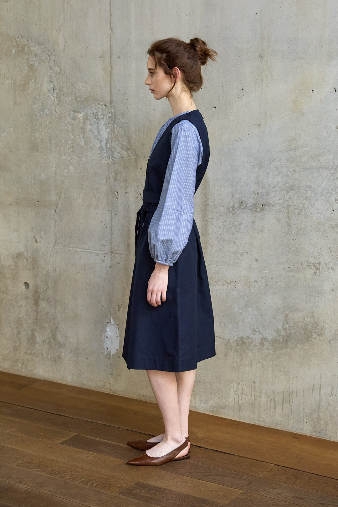 Christiane Strobel SASHA Wickelkleid Bio-Baumwolle Midi Größe S