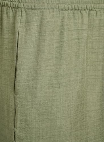 Zizzi Trousers Hose Große Größen Weit Oil Green Schwarz