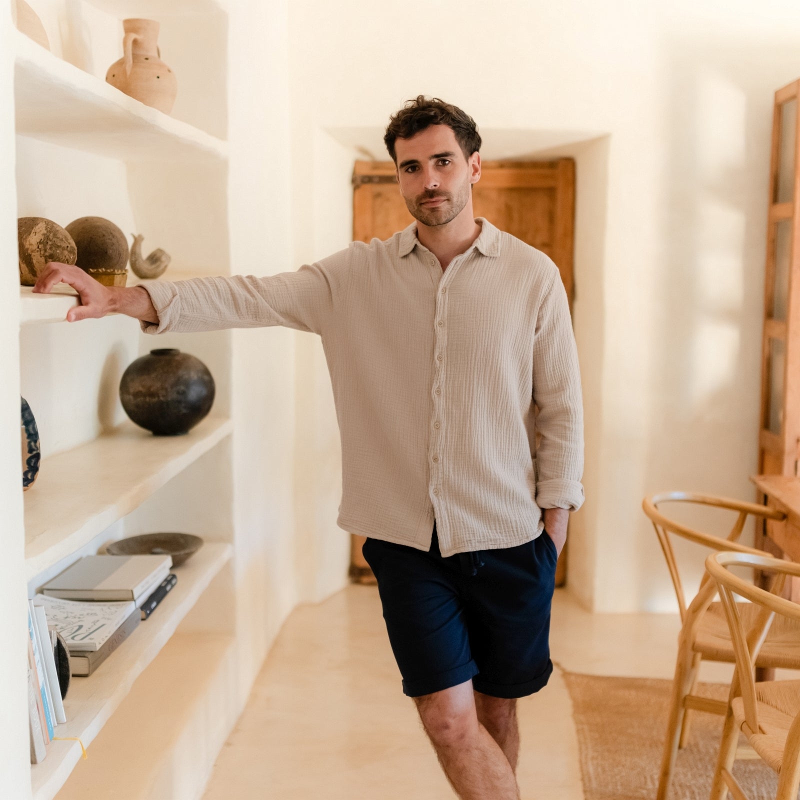 NORDLICHT Mikke Chino Shorts Herren Baumwolle