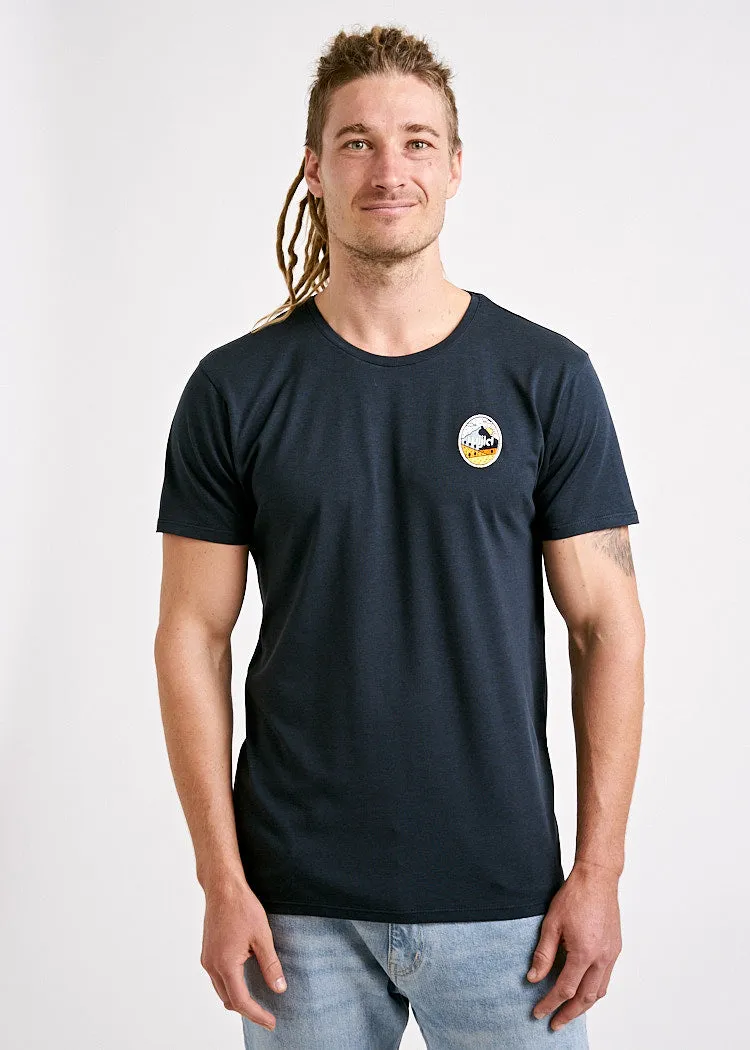 Wijld Alex Woodshirt T-Shirt Herren Peak Print Carbon