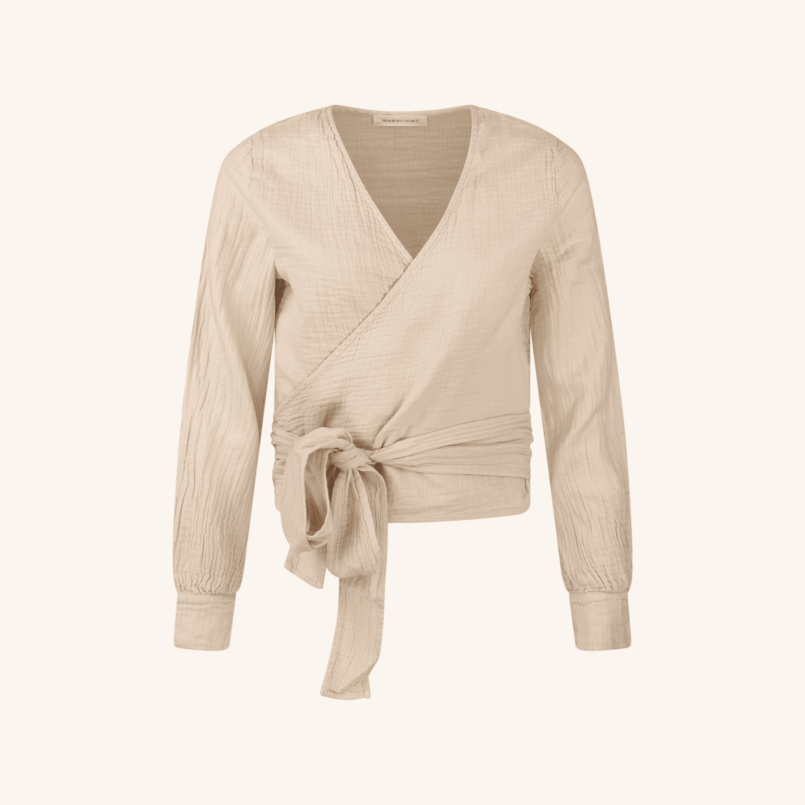 Nordlicht Freda Musselin Wickelbluse Damen M Bio-Baumwolle