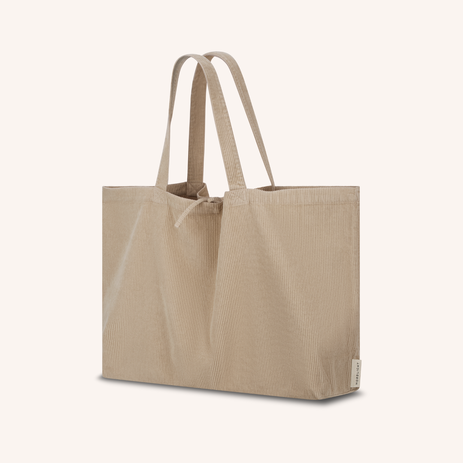 NORDLICHT Mari Cordtasche Natur Shopper Bio-Baumwolle