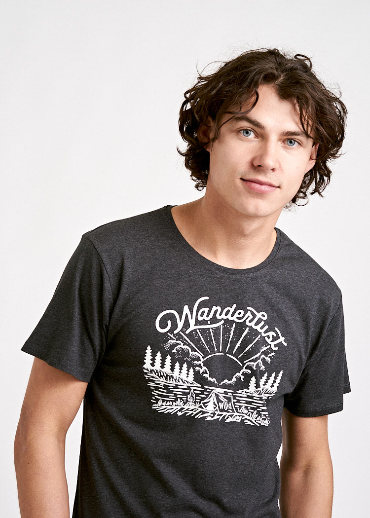 Wijld Wanderlust WoodShirt Herren T-Shirt Print Lyocell