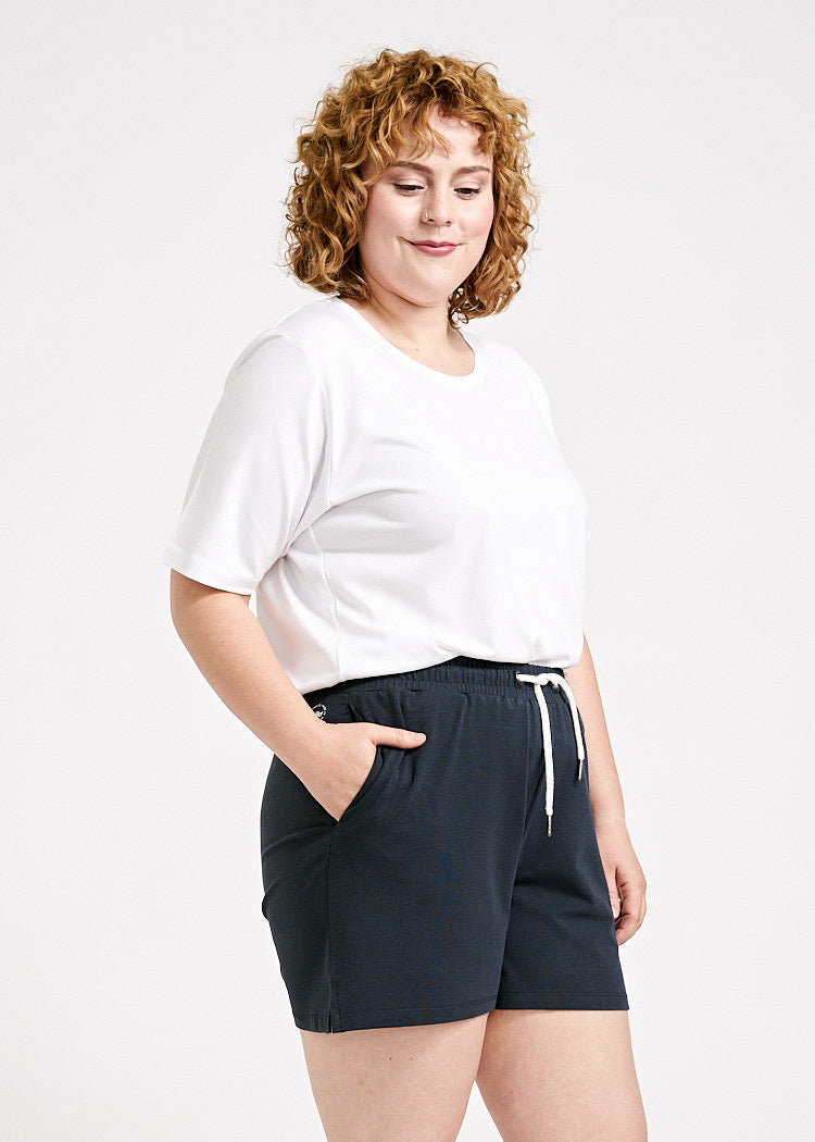 Wijld Jersey Shorts Damen Shorts Carbon Lyocell