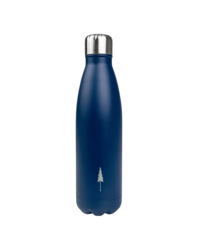 NIKIN TreeBottle Trinkflasche Navy Edelstahl 500ml Thermo