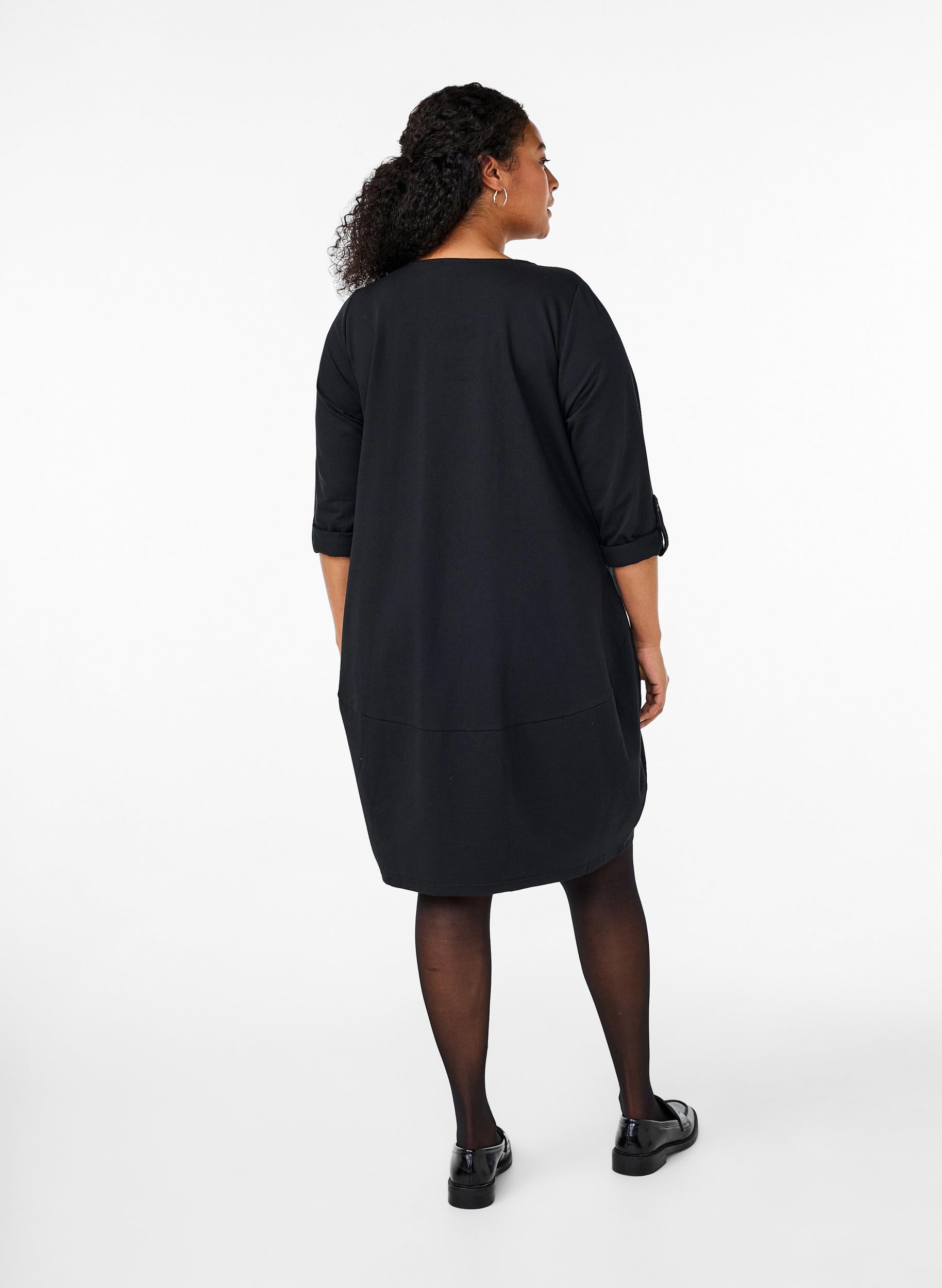 Zizzi Dresses Ballonkleid Baumwolle 46-48 mit Taschen