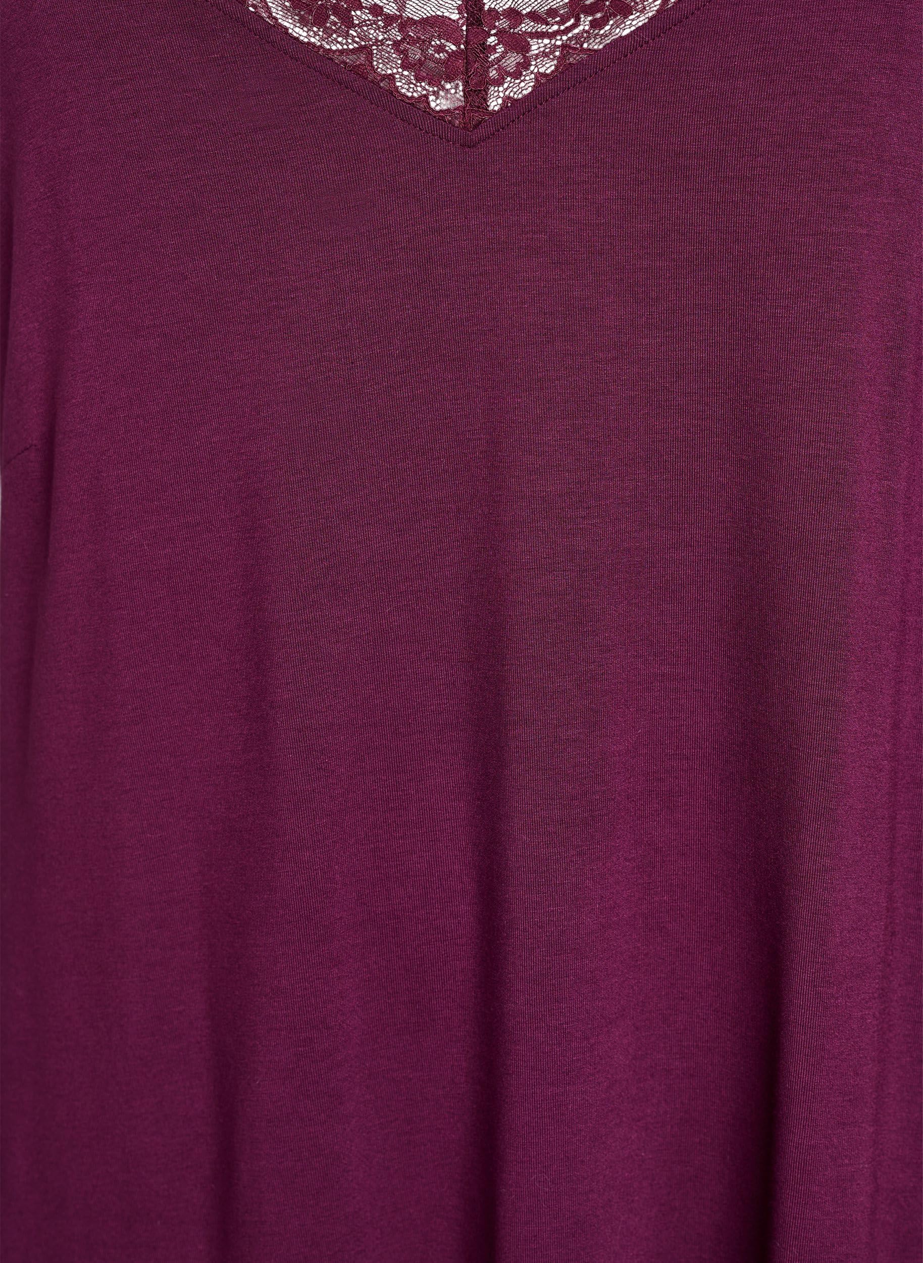Zizzi Negligé Viskose Spitze Träger Fig Gr 42-44
