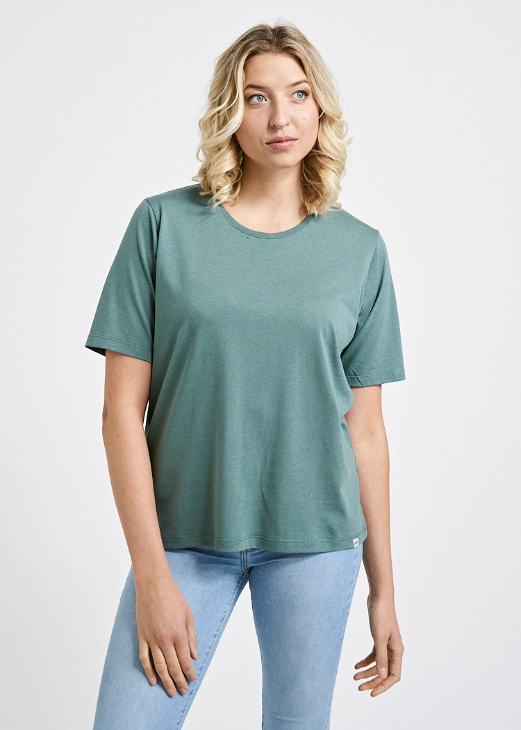 Wijld Woodshirt Tilda Damen T-Shirt Silver Pine Lyocell