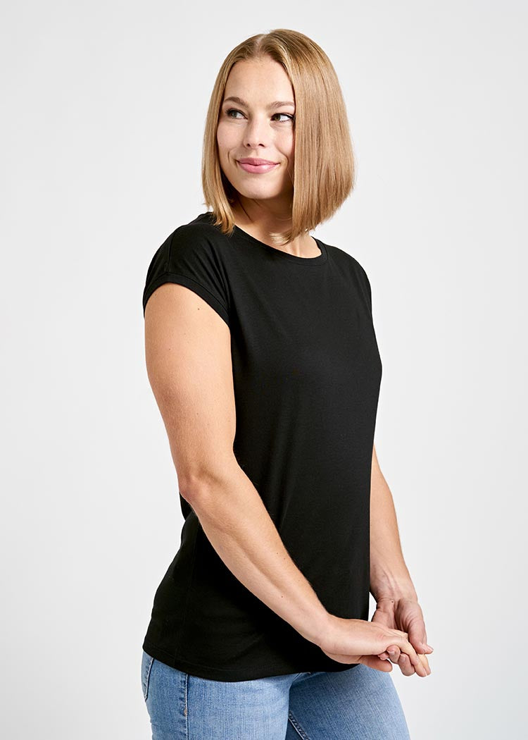 Wijld WoodShirt Elena Black Damen T-Shirt locker