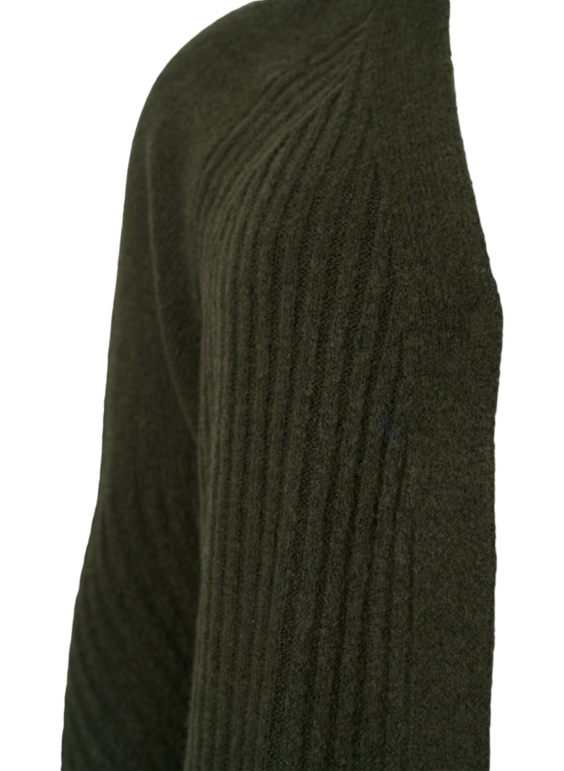 Zizzi Cardigans Strickjacke Offen Rippenstrick Einheitsgröße