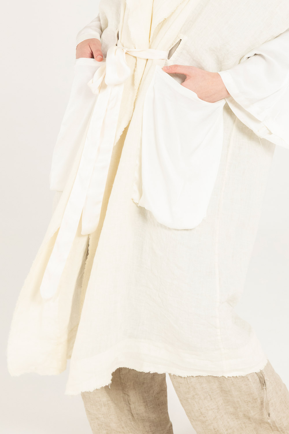 Sanctamuerte Capispalla Giacca Kimono Jacke Baumwolle