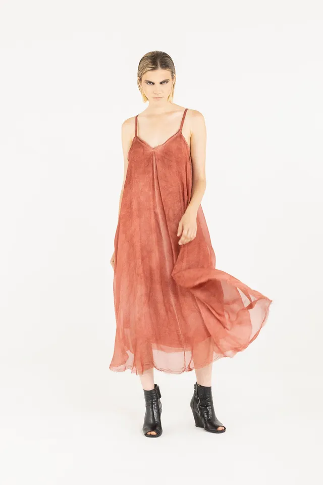 Sanctamuerte Abiti Sottoveste Slipkleid Viskose