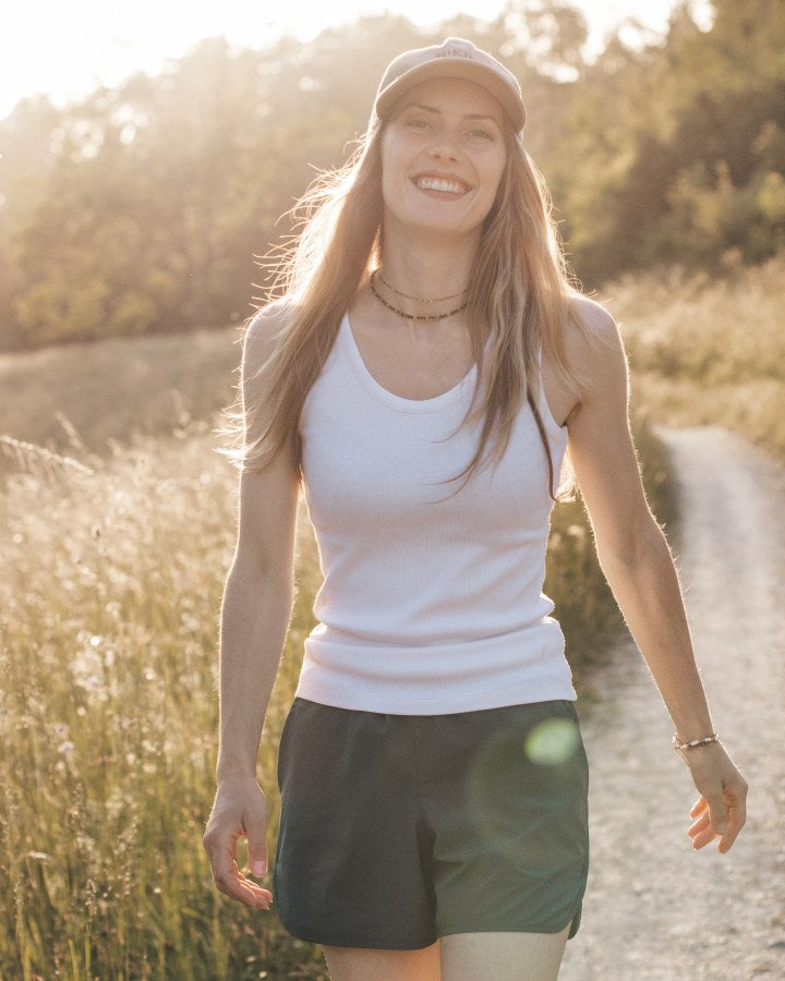 NIKIN TreeTop Snow White Top Slim Fit Bio-Baumwolle