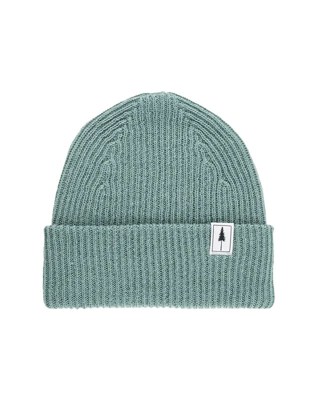 NIKIN Treeanie Ribbed Mütze Turquoise One Size
