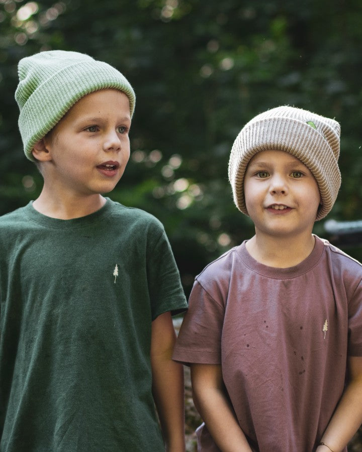 NIKIN Treeanie TreeBuddy Kinder Mütze Light Taupe