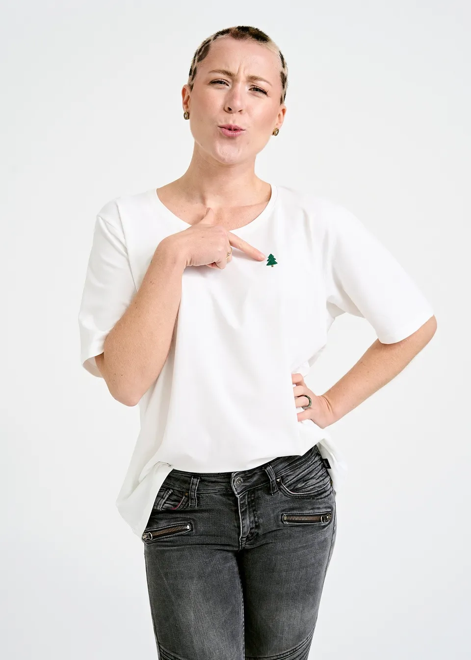 Wijld Woodshirt Tilda Evergreen Damen T-Shirt Holz
