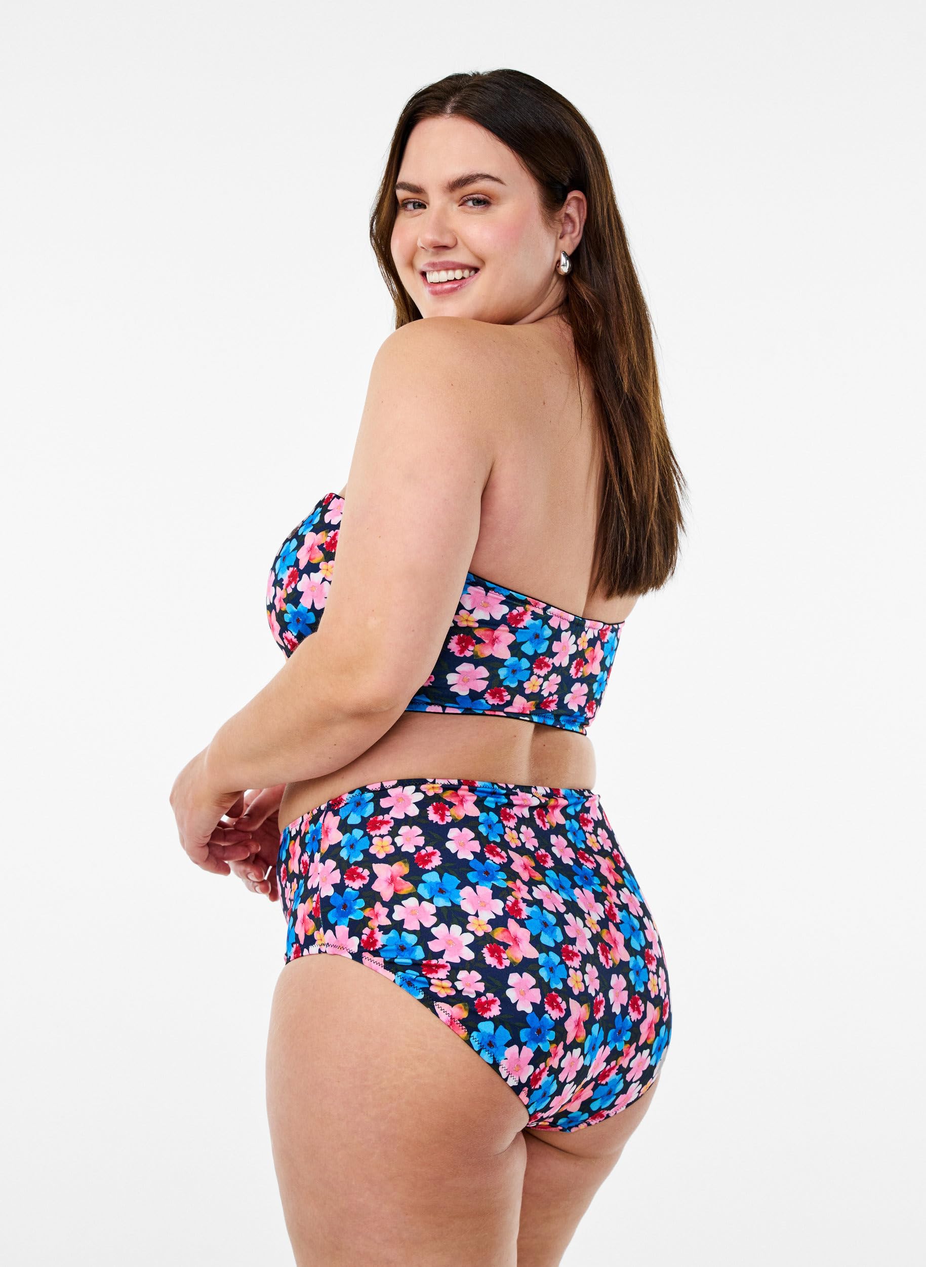 Zizzi Swim Bikinihose Hohe Taille Große Größen Slip