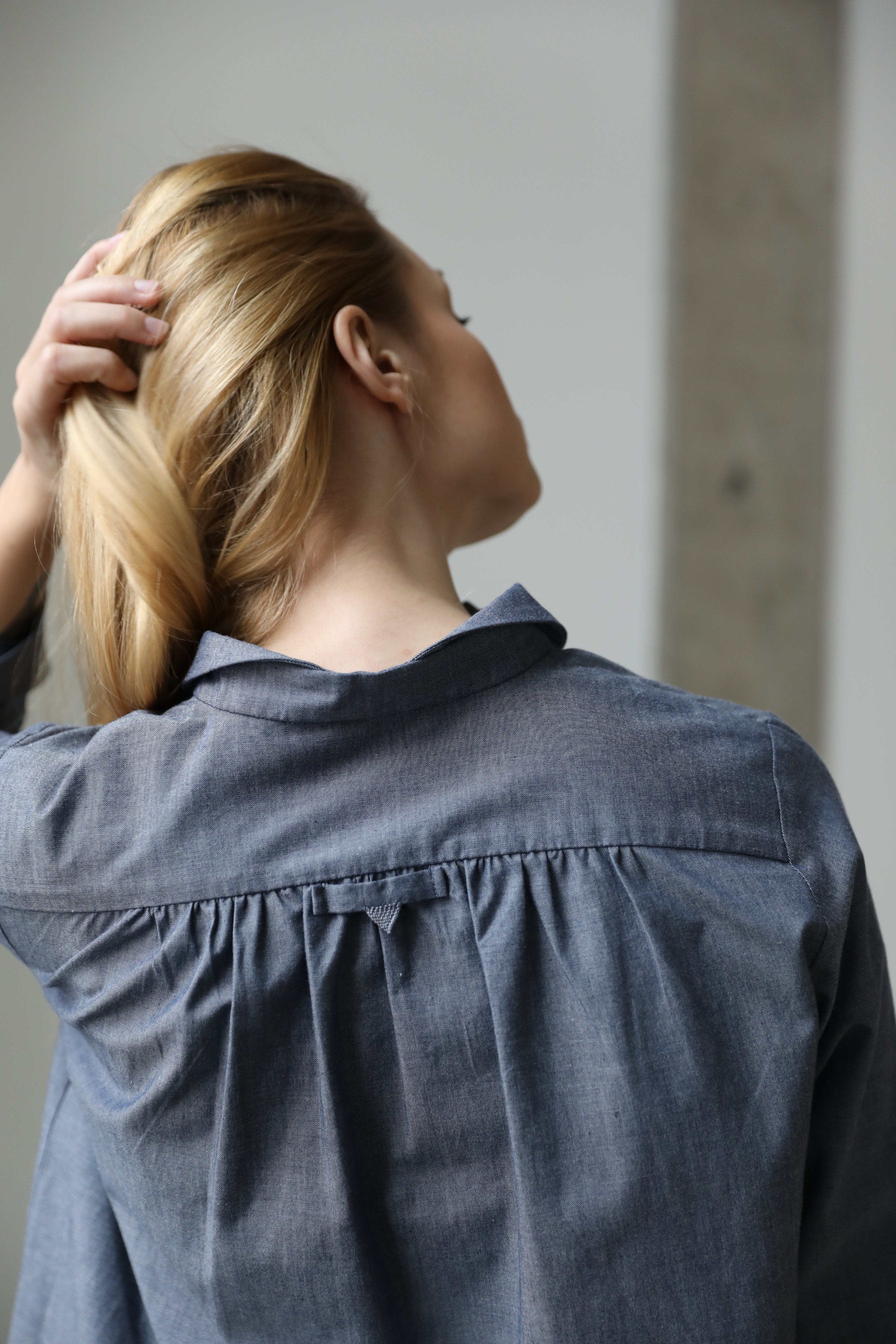 Christiane Strobel Oberteile HELEN Hemdbluse Denim Bio