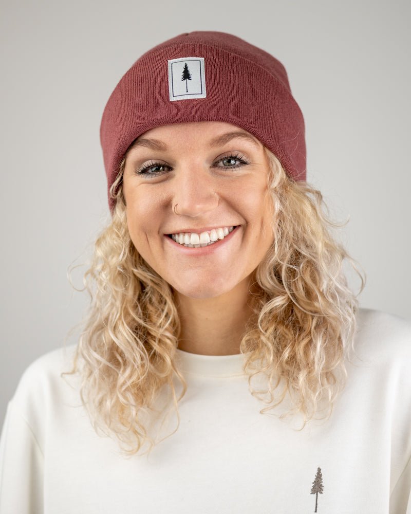 NIKIN Treeanie Classic Beanie Blush One Size Baumwolle