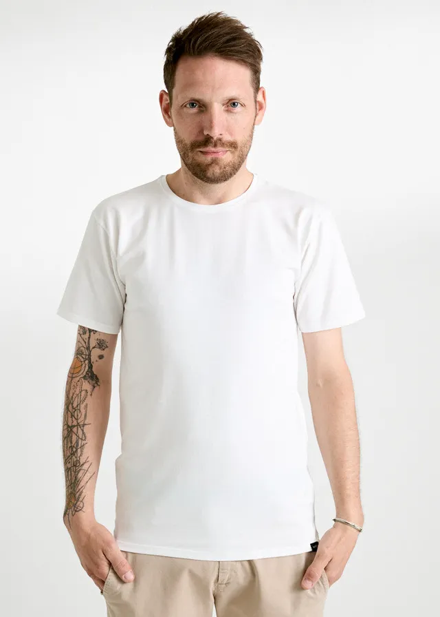 Wijld Timo T-Shirt Bright White Basic Elasthan