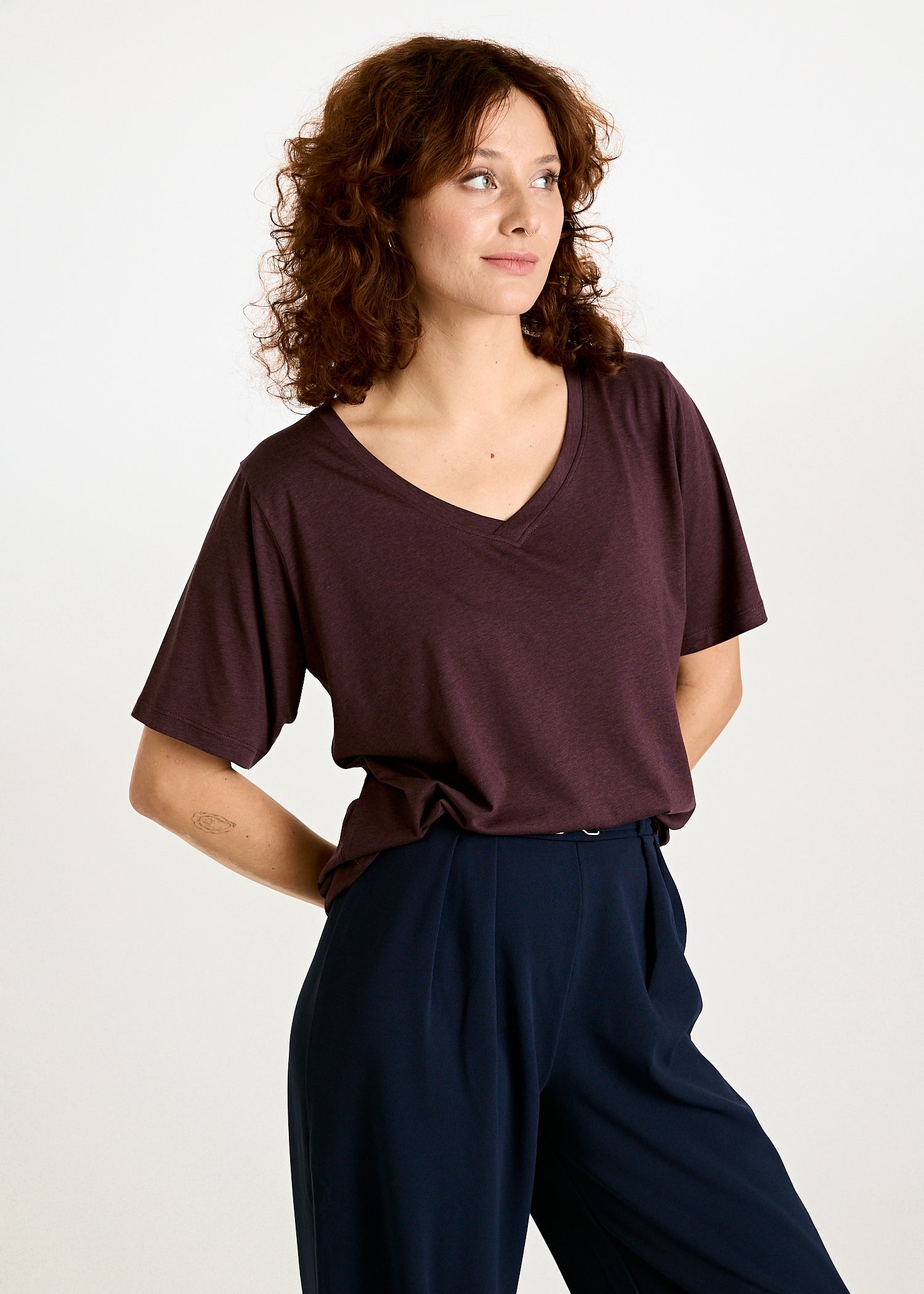Wijld WoodShirt Frida Plum Perfect T-Shirt locker