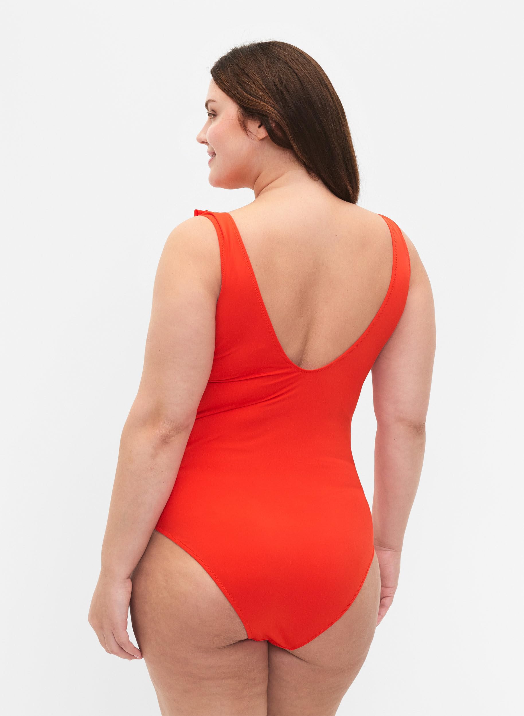 Zizzi Swim Badeanzug Rüschen Grenadine 48 große Größen