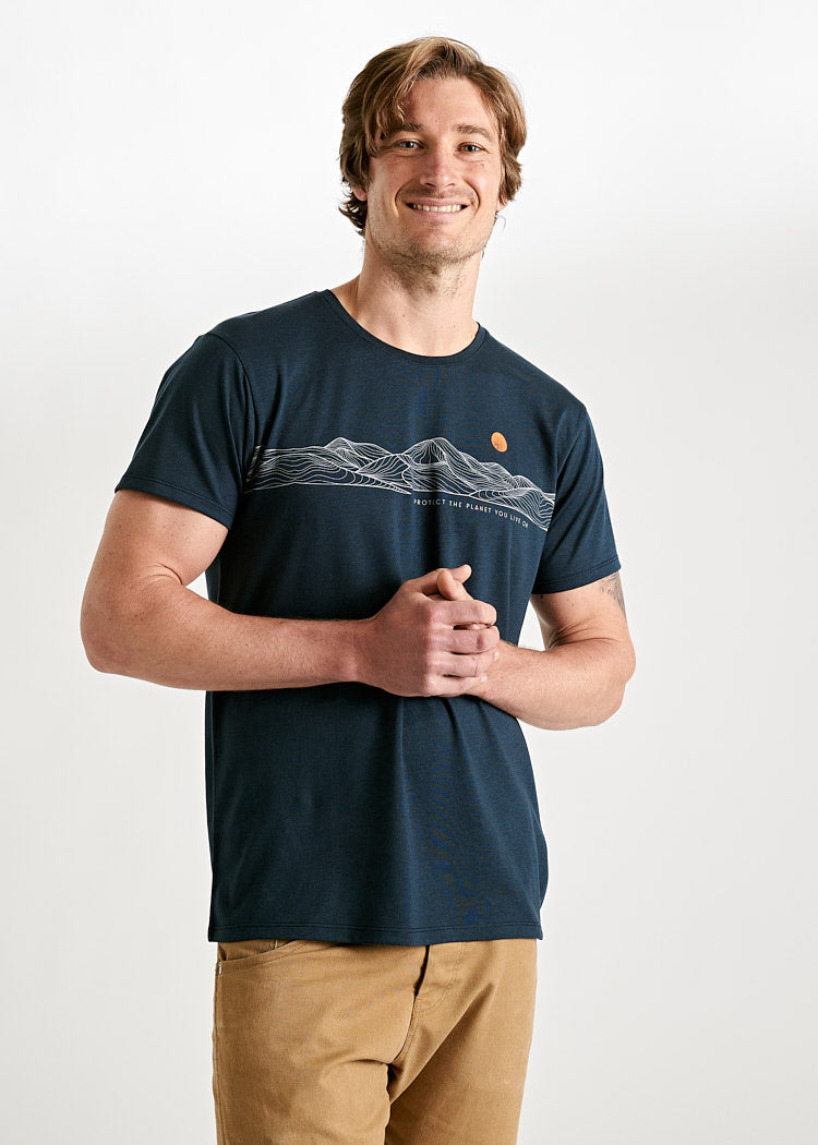 Wijld Alex Protect The Planet T-Shirt Herren Print Regular