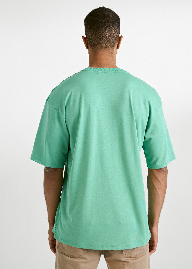 Wijld James WoodShirt Herren Winter Green Lyocell